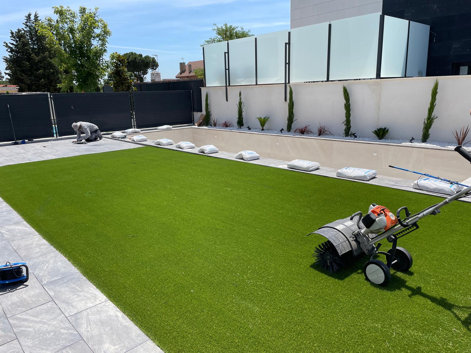 Instalación de césped en Majadahonda